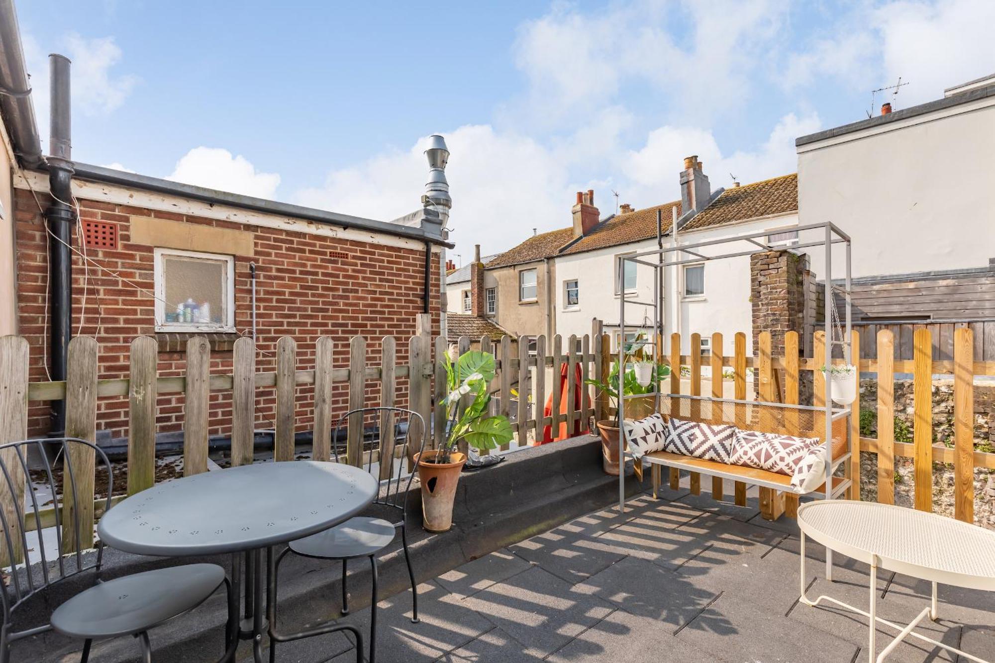 Trendy Central 1 Bed Flat With Roof Terrace Brighton Екстер'єр фото